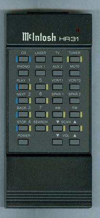 MCINTOSH 12100600 HR31 Genuine OEM Original Remote