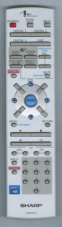 Sharp Remote Rrmcga397awsa SHARP RRMCGA086AWSA GA086AWSA Genuine OEM Original Remote