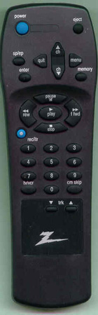 Telecomando Zenith Originale OEM Per Videoregistratori SC411, VRA411, VRB420 E Altri